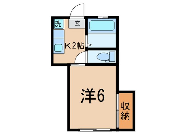 梅田ハイツの物件間取画像